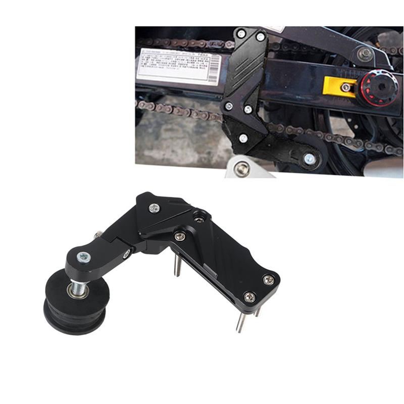 AUTO Universal Motorcycle Chain Tensioner, Wide Chain Anti-Slip Device, Automatic Adjustment Wheel