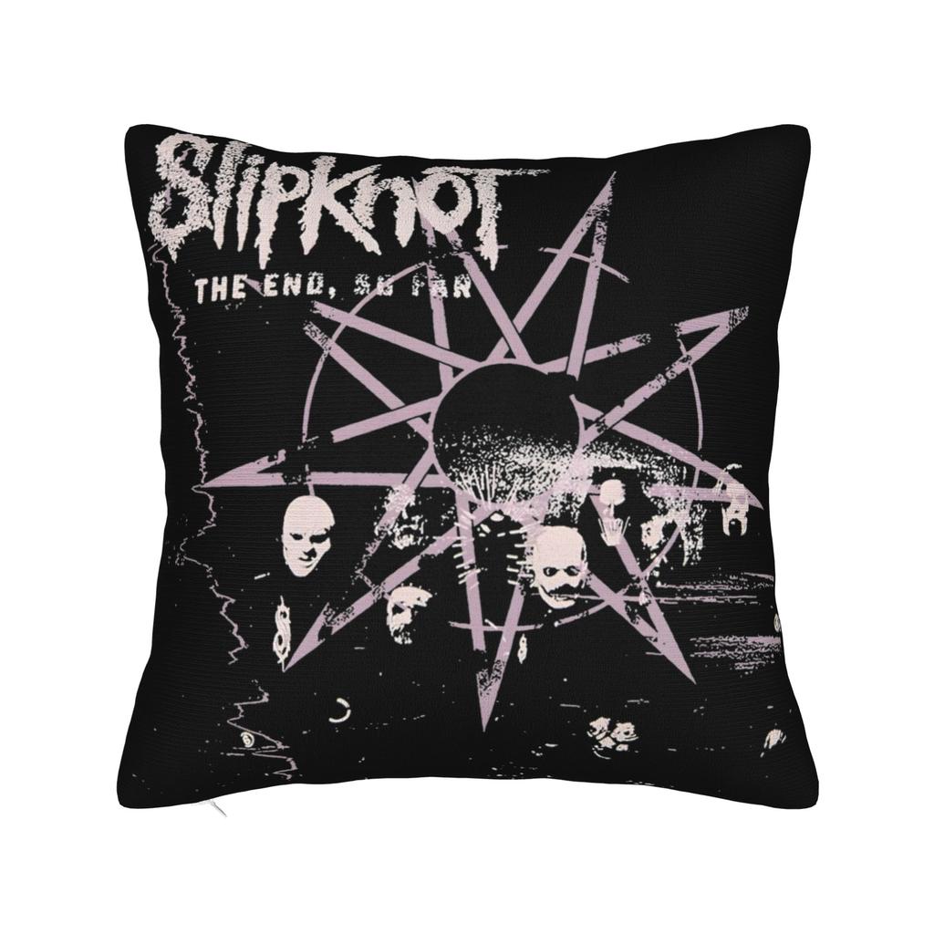 Slipknotes metal rock band music Printed Pillowcase Cushion Cover metal band music  Pillow Covers Square Multiple Sizes