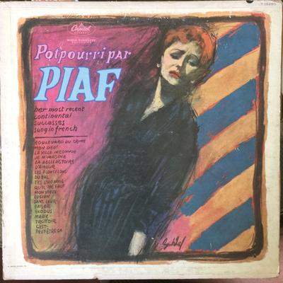 Płyta LP EDITH PIAF - Potpourri Par Piaf - Jej Najnowszy T10295 Capitol Records 1963 USA Pop Używana