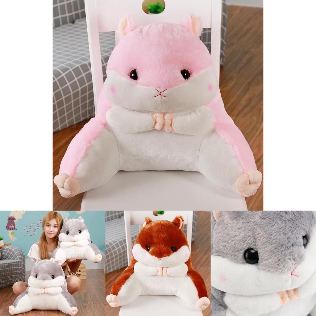 Cozy Hamster Lounger Back Pillow Plush Pp Cotton For Better Lumbar Support