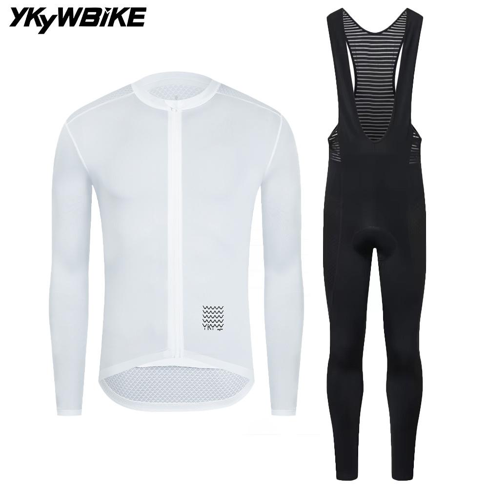 2026 Autumn Breathable  Men's Cycling Sets Long Sleeve Long Bib Pants  Bicycle Clothes Man Cycling Maillot Road Bike Kit Cycling Clothing