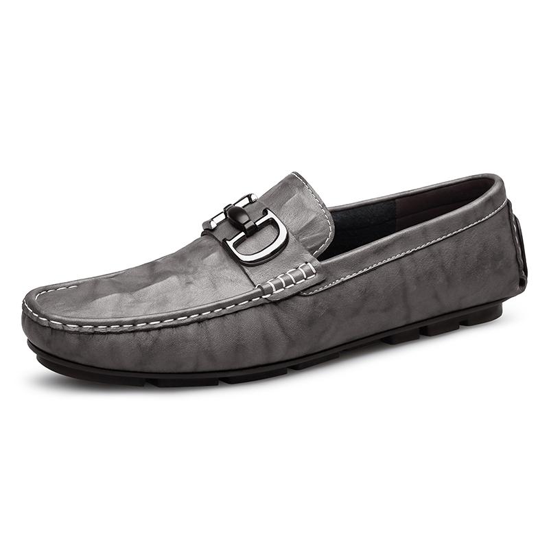 Fashion Man Walking Shoes Moccasins Genuine Leather Men Loafers Handmade Slip On Footwear Classic Business Shoes Breathable Male Flats