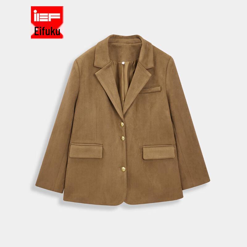 

IEF Women s Autumn Suede Leather Jacket 3XL