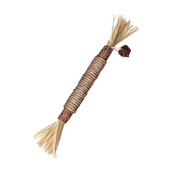 Natural Cat Chew Stick Cats Silvervine Dental Stick Promote Oral Health Bite Resistant Safe Chew Toy Teething Toy for Indoor Kittens