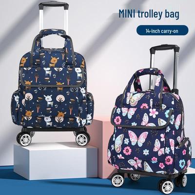 Leichte Faltbare Wasserdichte Trolley-Handtasche mit Universalrädern für Kurztrips und zum Mitnehmen an Bord