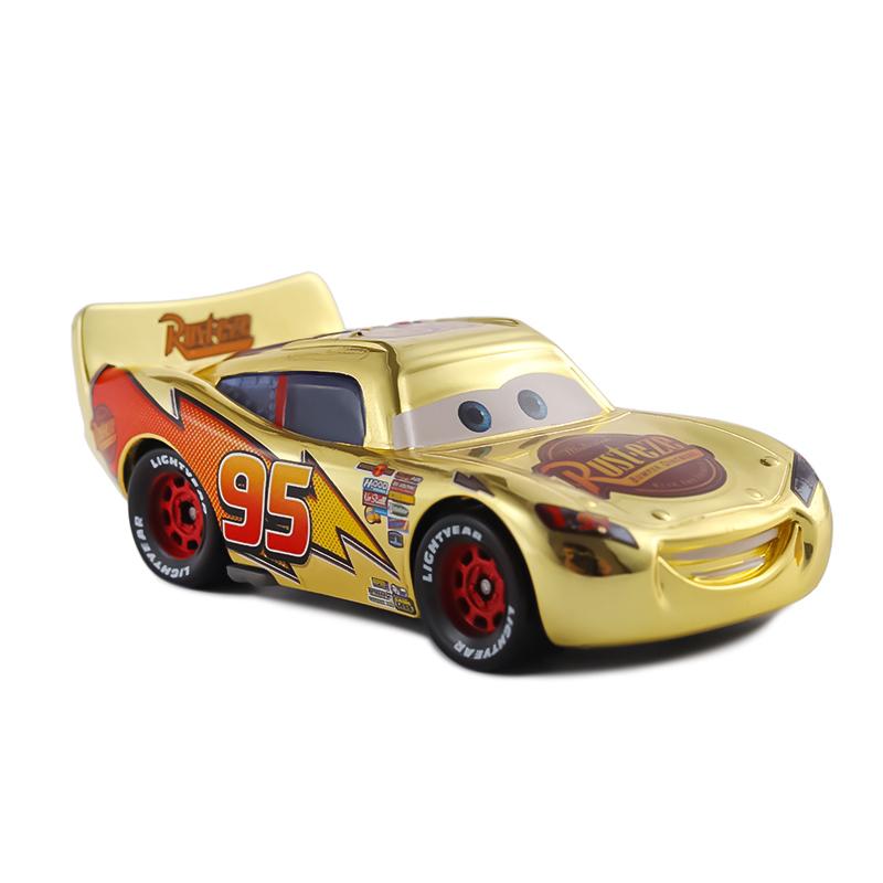 

Машинки Disney Pixar Тачки 2 3 Молния Маккуин Золотая модель Машинка 1:55 Металлических Игрушечных Машинок Литой Металл Детские Подарки на День Рождения