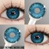 1 Pair Purple Lenses for Eyes Color Contacts Lens Anime Pink Lenses Blue Pupils for Eyes Y2K Lenses for Natur… More