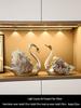 Swan Wine Rack Ornament - Elegant Display for Living Room or Dining Cabinet