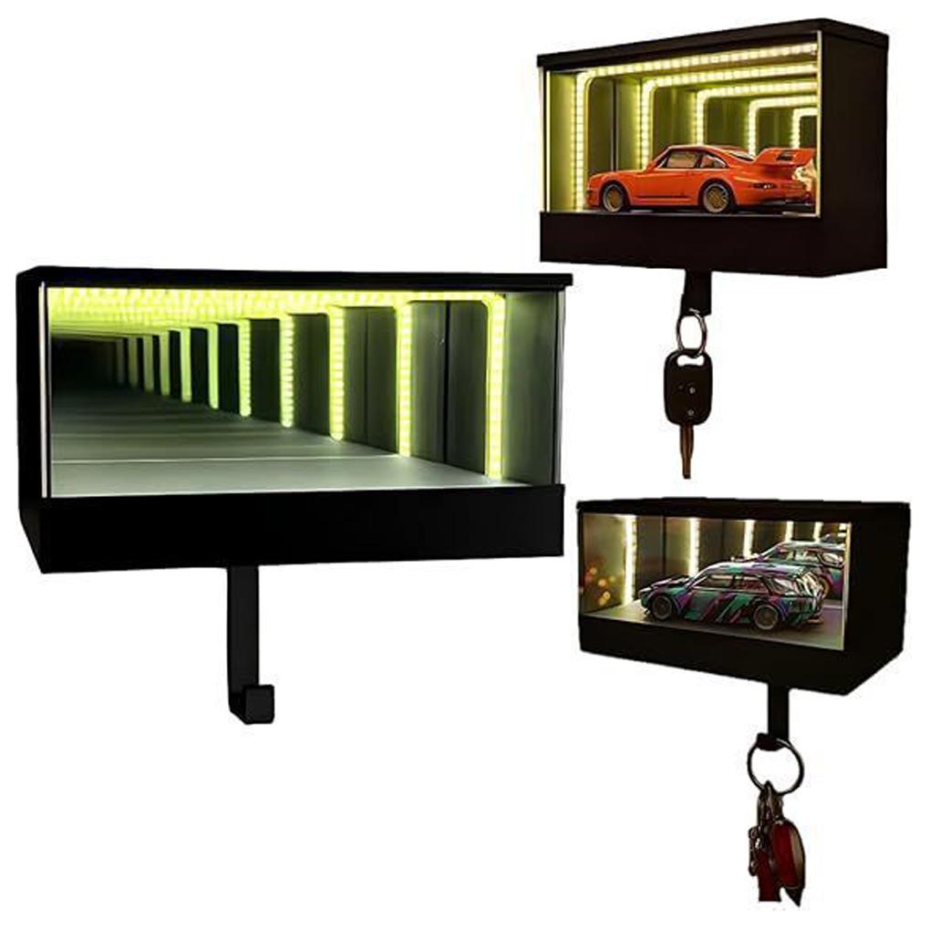 Garage Keychain Hanger Decoration LED Lighting