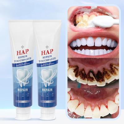 Dentifricio Nano Idrossiapatite Senza Fluoro per & Sollievo Sensibile, Sbiancante, Senza SLS, Menta Piperita Naturale