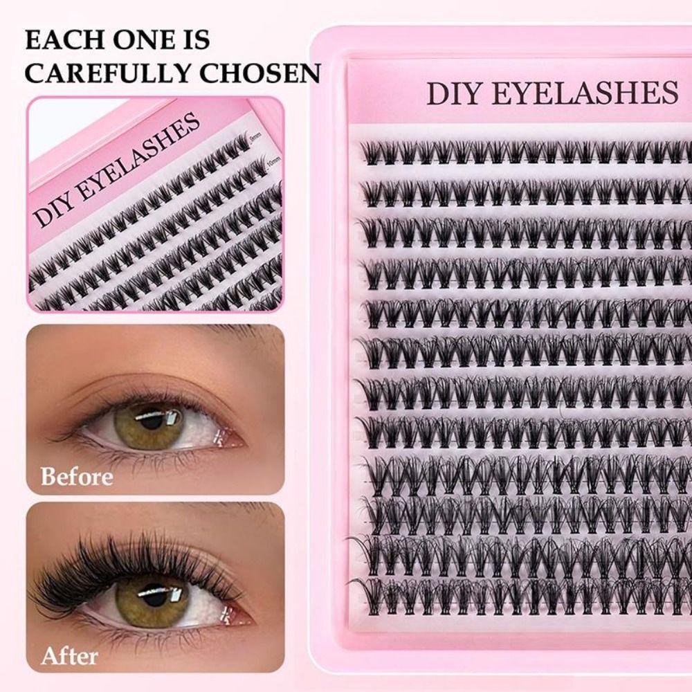 Enlarge Eyes False Eyelashes 30D 40D 50D 60D 80D Individual Lashes Daily Beauty Routine