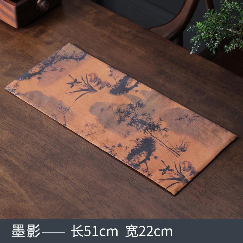 

Ароматный облачный чайный столик в китайском стиле дзен двухсторонний ретро-стол флажки чайный столик водонепроницаемая сухая пена тарелка тканевая подкладка