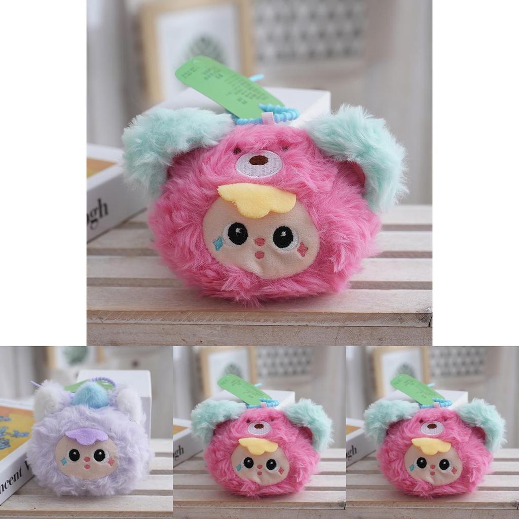 Baby Three Rabbit Plush Keychain With Pp Cotton Filling For Kids Collectibles