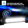 2Pcs 8'' 120W Aluminum 6D Spot Beam Slim LED Work Light Bar Single Row Car SUV Off road Lamps New