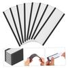 White Paper Cards Magnetic Label Holder Protective Film Mess Free Shelf Label Holder Removable Strong Magnet
