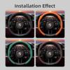 Suitable for Porsche Snap-On Steering Wheel Cover, Anti-Slip, Sweat-Absorbent, Perforated, Breathable Protective Cover, Macan Cayenne Taycan Panamera