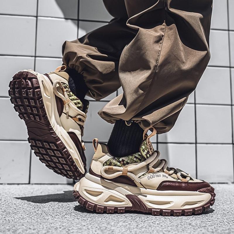 Shoes for Men High Quality Trend Light Platform Sneakers Fashion Retro Heightening Casual Thick Sole Men Shoes Zapatillas Hombre