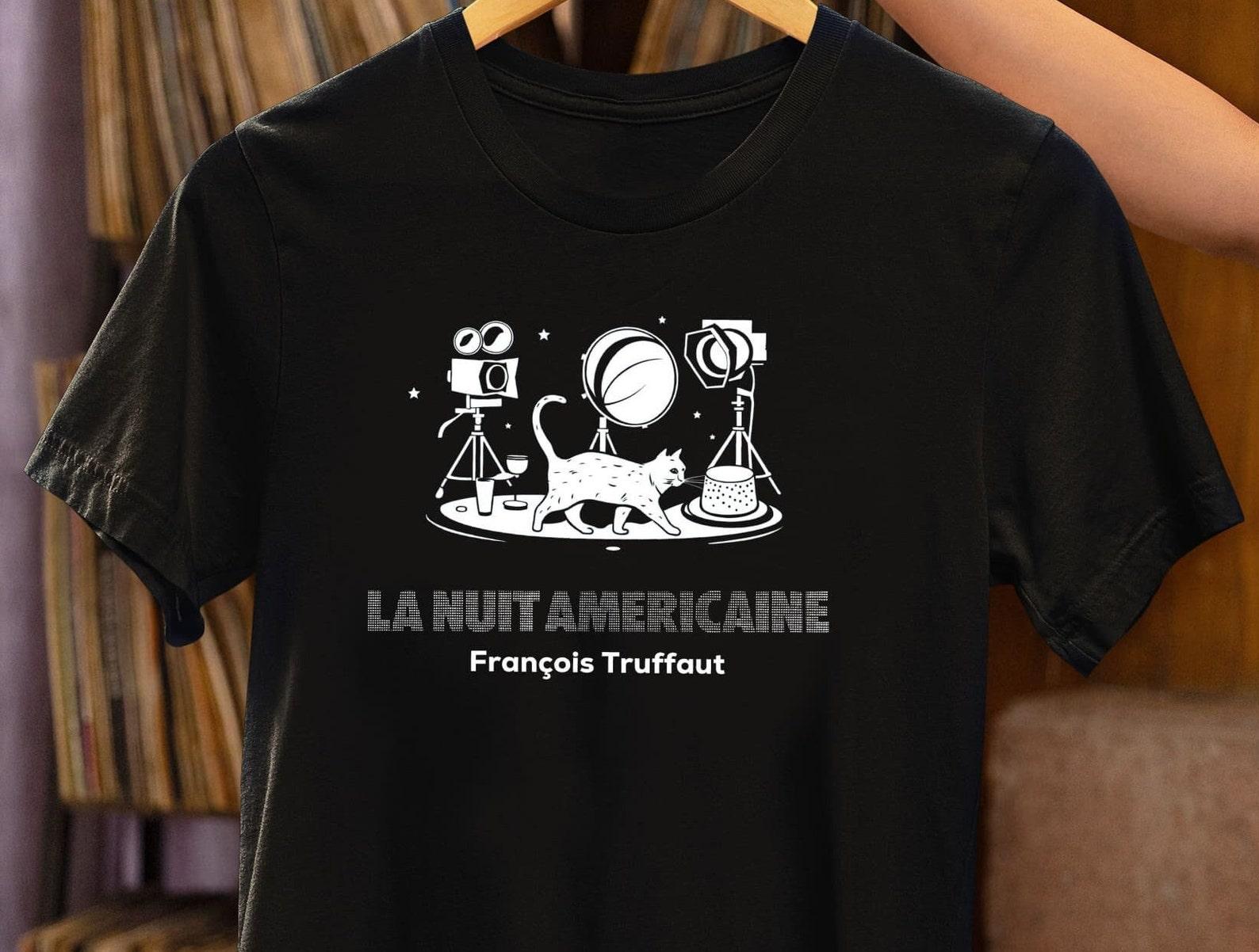 La Nuit Américaine T-Shirt – François Truffaut Film, Cinema Lover Gift L