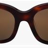 Puma Pu0083sk 004 Ripper Square Horn Rimmed Over Asian Fit Mirror Sunglasses