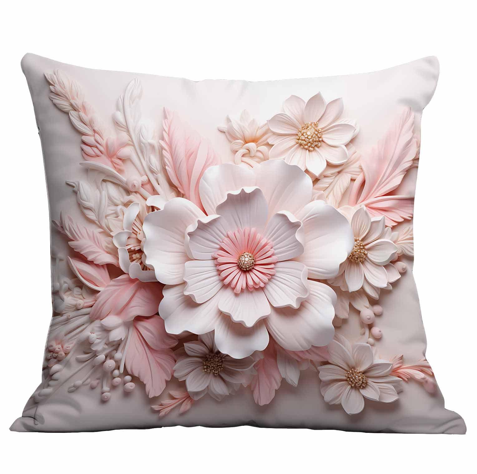 

Новая 3D Имитация Трехмерная Цветочная Наволочка Без Наполнителя Дом Гостиная Диван Подушка Наволочка 45 * 45Cm