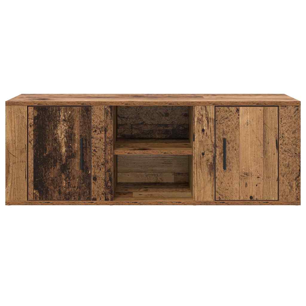 TV Stand 100 X 31.5 X 35 Cm Reclaimed Wood Engineered Wood