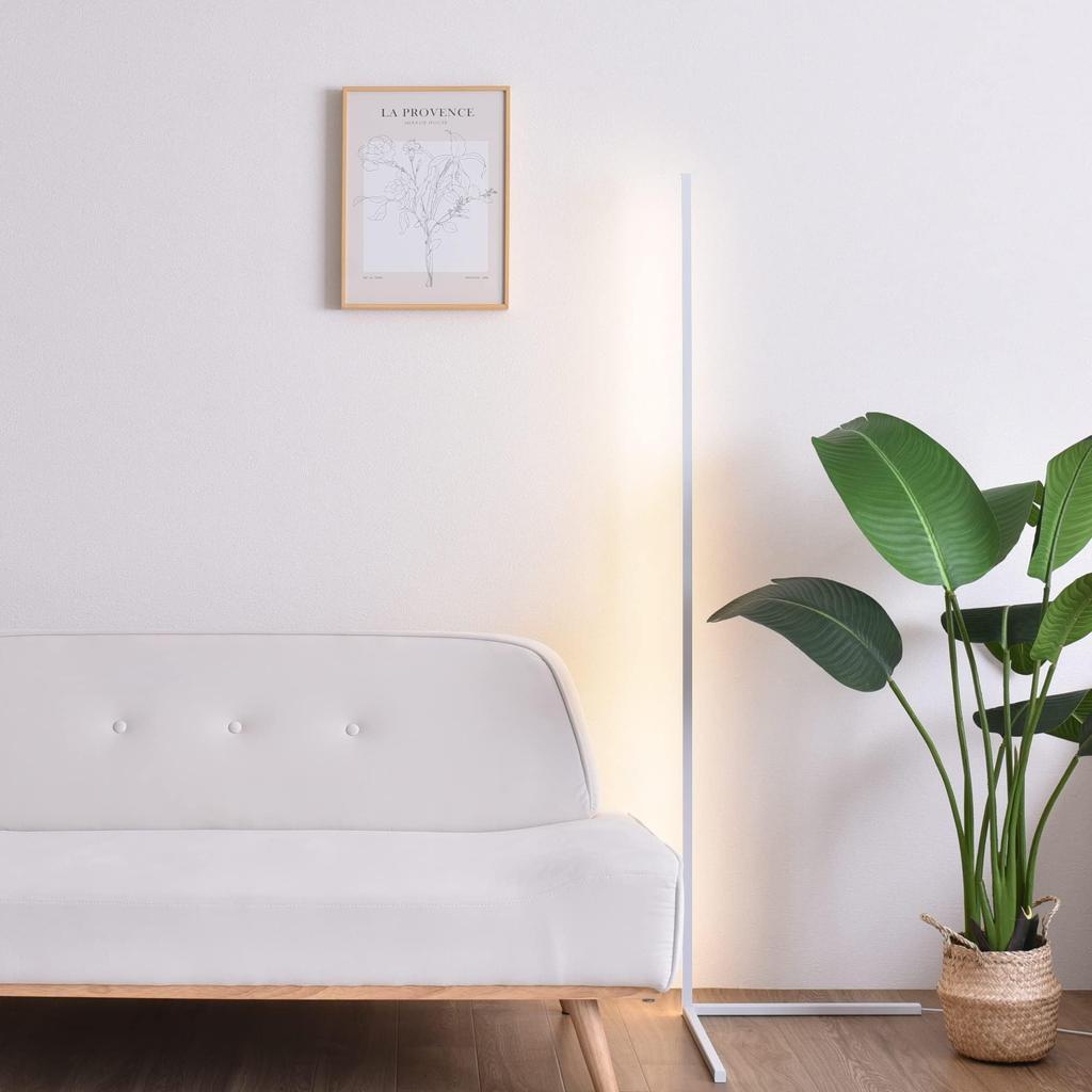 VENTOTA Stehlampe, Stehleuchte, Eckbeleuchtung, LED Umgebungsbeleuchtung, Stilvolle Stehlampe mit Dimmbaren und Farblich Einstellbaren Funktionen, Fernbedienung