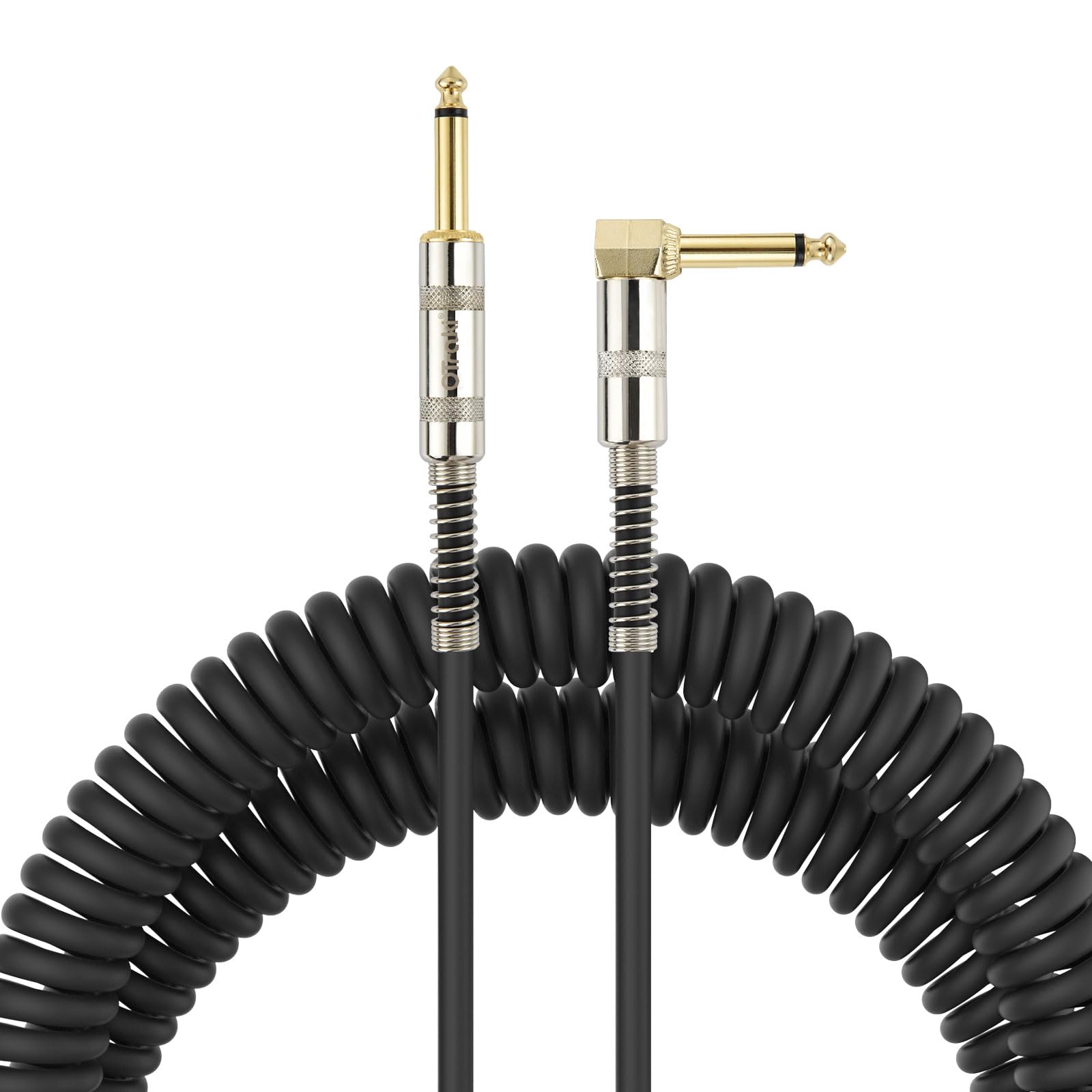 

OTraki Guitar Shielded Cable, 5m Long, S-L Type Plug, 6.35mm Male to Male, Heavy-Duty, Break-Resistant, for Instruments, Bass, Keyboards, Amplifiers,