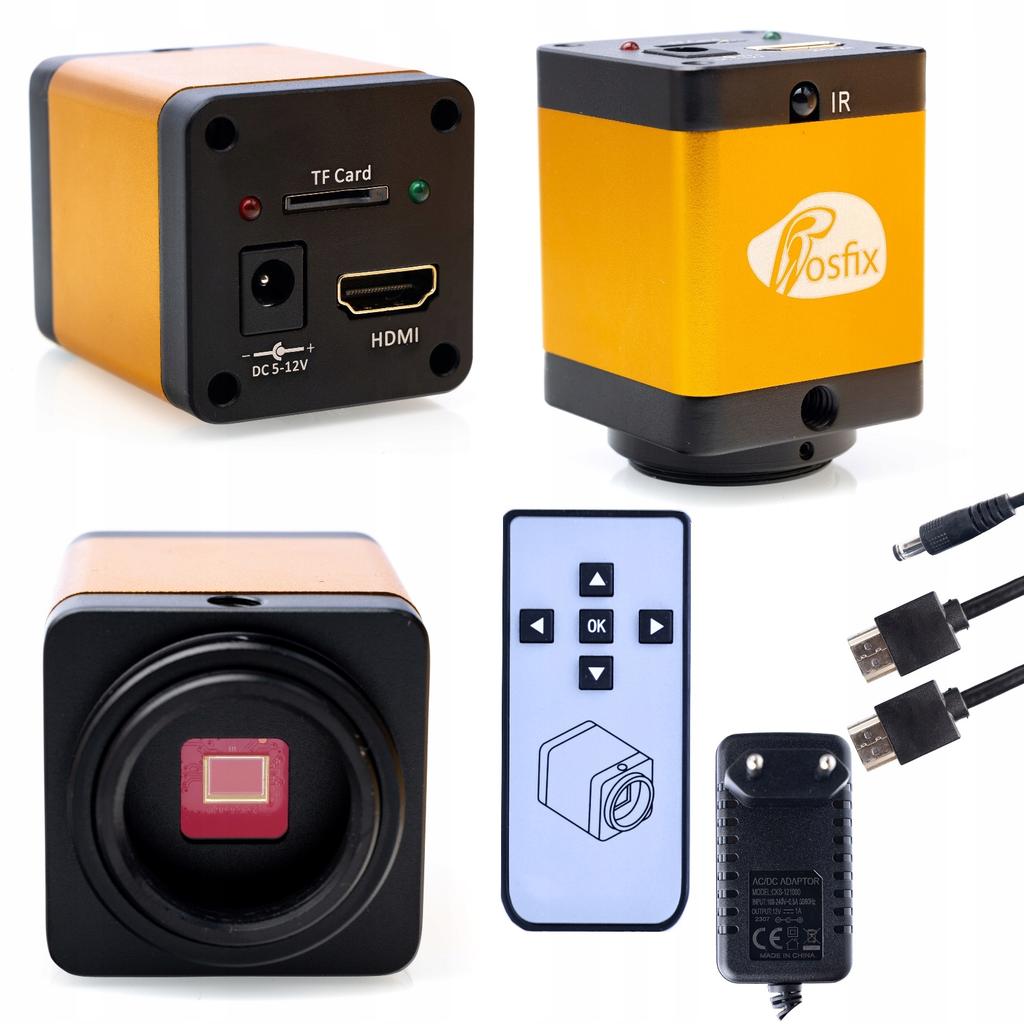 Rosfix Zestaw Mikroskopowy PEGASUS Pro 12 MB 4w1 – Kamera 12MP | Obiektyw 100x | Oświetlacz 56xLED | Platforma Aluminiowa