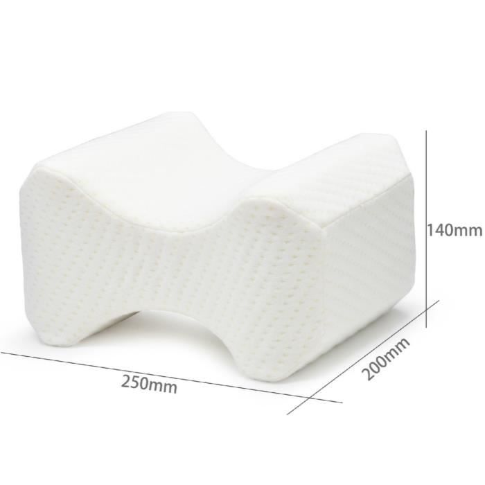 Coussin - Genou - Mousse à mémoire de forme - 25x20x14 cm