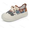 Fashion Autumn Women's Casual Shoes Comfortable Breathable Fashion Lace-Up Sneakers Lightweight Korean Platform Outdoor Canvas Shoes