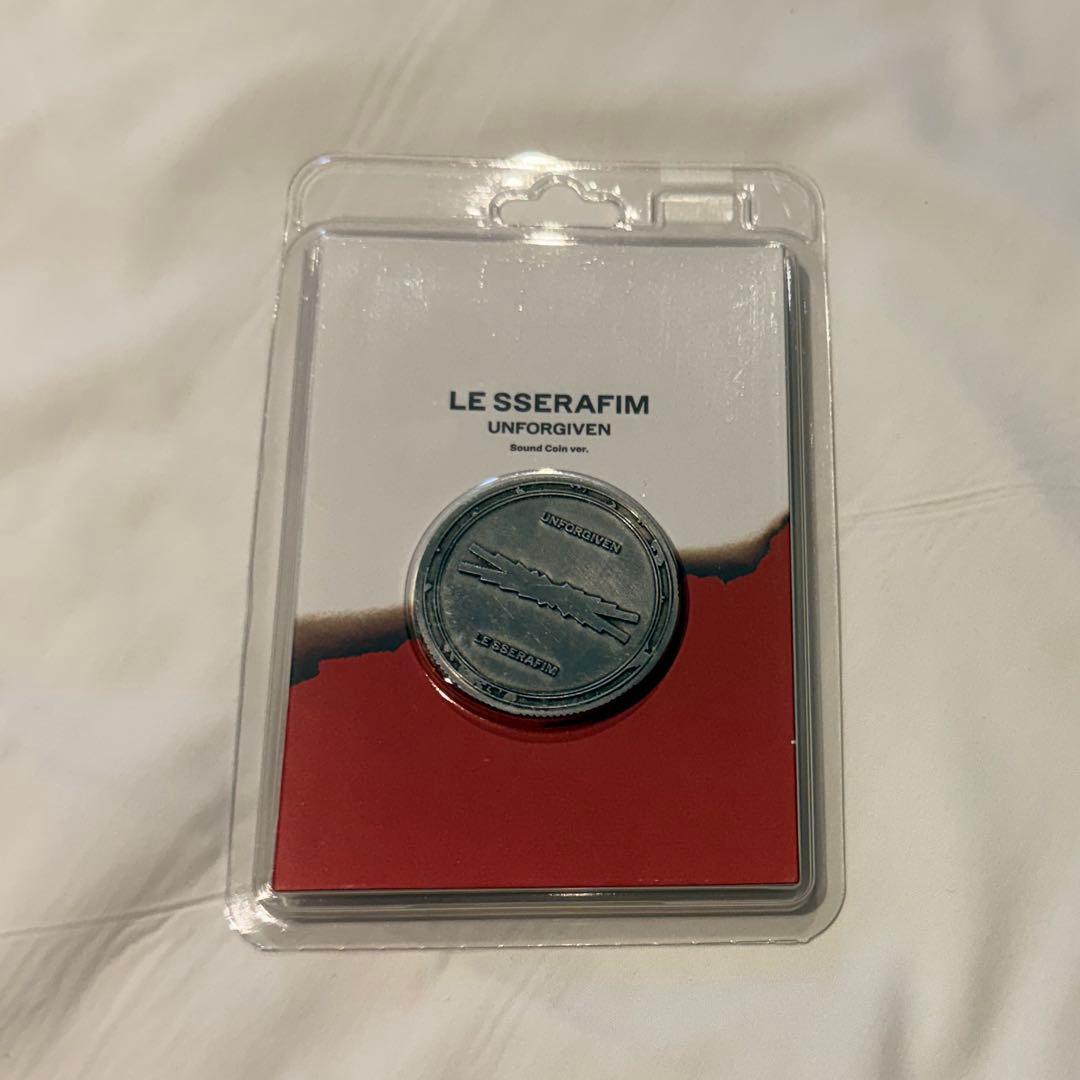 Used LE SSERAFIM Sound Coin Album UNFORGIVEN