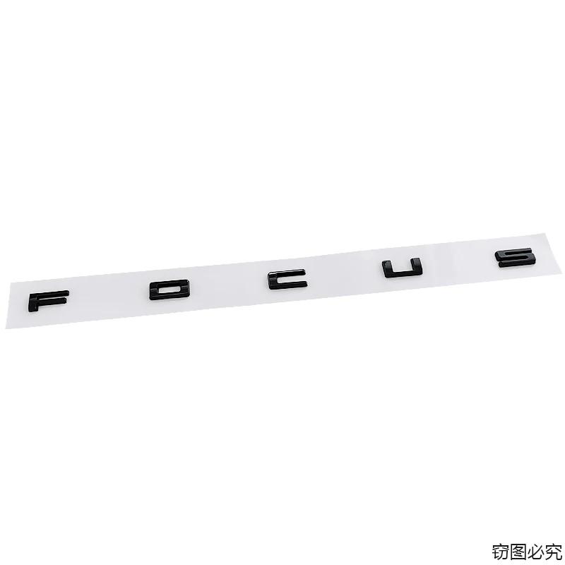 ABS Car Letter Sticker Rear Trunk Tail Logo Styling for Ford Focus 3 2 MK2 MK2 MK3 MK7 Emblem Badge Decals Auto Accessories LL40