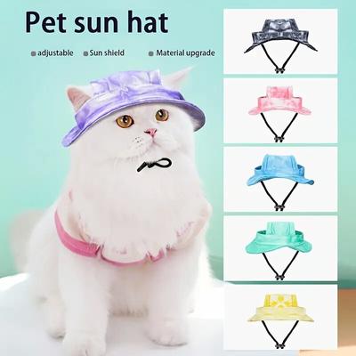 For Small and Medium Dog Outdoor Sports Hat Dog Sunscreen Hat Small Dogs Dog Hat Baseball Cap with Ear Holes Adjustable Pet Hat  Unique