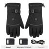 Electric Heated, Windproof, Waterproof Touchscreen Winter Gloves for Motorcycle Riding & Skiing