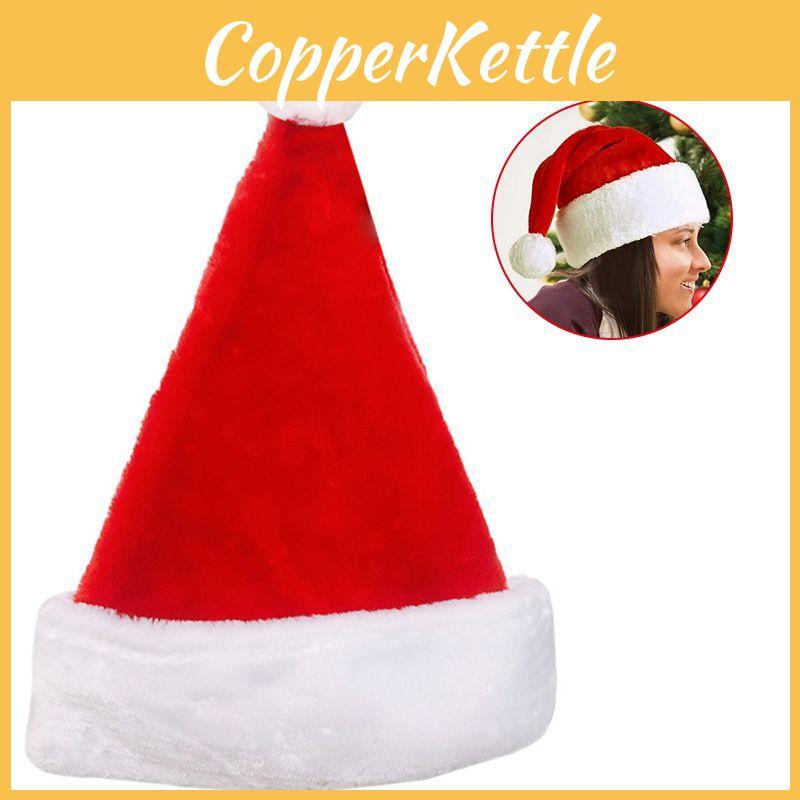 Comfortable Soft Plush Santa Hat For Family Christmas Parties And Celebrations