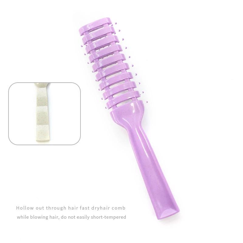 Multi-Styling Teasing Comb 2-in-1 Hair Brush, Root Lifter Volume Brush for Men & Women, Curly Hair Detangler & Blow Drying Brush for Home Salon