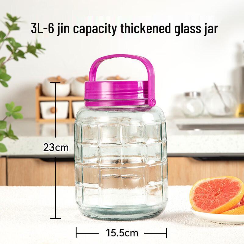 Multipurpose Glass Fermentation and Storage Jar