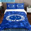 3pcs Cruzeiro Esporte Clube Crest Printed Bedding Set Duvet Cover Closure Includes 1 Duvet Cover & 2 Pillowcases Bedding Sets Home Decor Gifts
