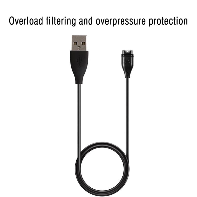 Garmin Watch Charger - USB Charging Cable Compatible with Garmin Fenix 5/5S/5X, Vivoactive 3, Forerunner 935 | 3.3FT/1M