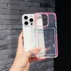 Candy Acrylic Rainbow Card Bag Suitable for Iphone16 Mobile Phone Case Four Corners Anti Fall 15 Transparent Card 14 Anti-fall