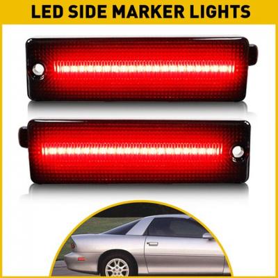 Smoked Front LED Side Lights Marker Bumper Lamp 1998-2002 Fit Pontiac Firebird