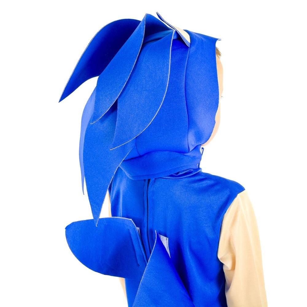 Sonic Outfit Costume Disguise Ball Kindergarten Kigurumi Hedgehog S 116/122