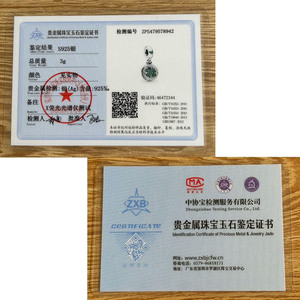 Koppargrön Serie Klöverhänge Blad DIY Pärlberlock Hänge Passar Europeiskt Armband Halsband Smyckestillbehör