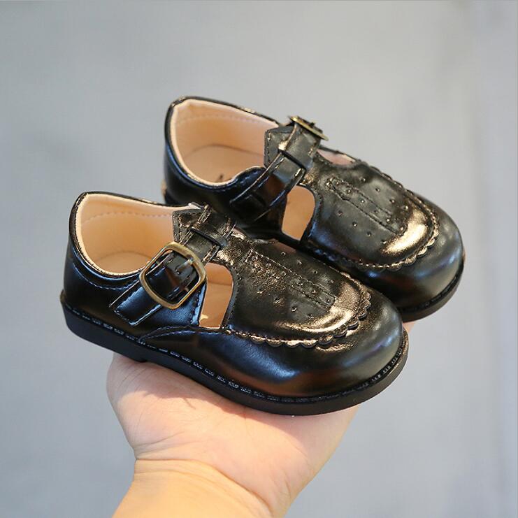 Newestspring Autumn Kids Shoes For Boys Girls British Style Children'S Single Shoes Pu Leather Fashion Student Performance Shoes