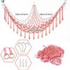 Cross-border Children's Handmade Cotton Rope Doll Storage Hammock