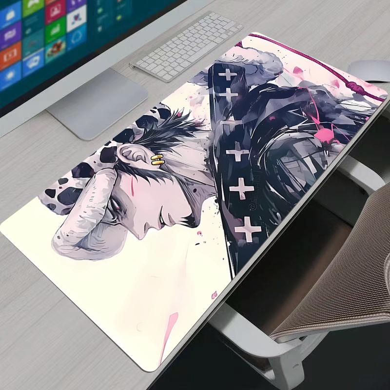 Large Mouse Pad Gamer Computer Desk Mat Modern Table Keyboard Laptop Carpet XXL One Piece Trafalgar Law Gaming Mousepad