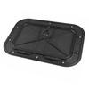 2X Marine Deck Plate Access Cover Pull Out pection Hatch With Latch, 14.96 X 11.02 Inch / 380 X 280Mm -Black