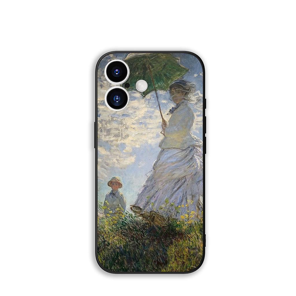 Pour Samsung Galaxy A36 A17 A26 A07 A35 A54 A53 A13 A33 A34 S8 S20 S21 FE S10 Plus Coque Claude Monet Impressionnisme Nénuphar Chat