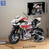 883PCS Technical Classic 1:10 Motorbike Building Model Blocks Moto Road Racer Bricks Christmas Gifts Toy For Children Adults