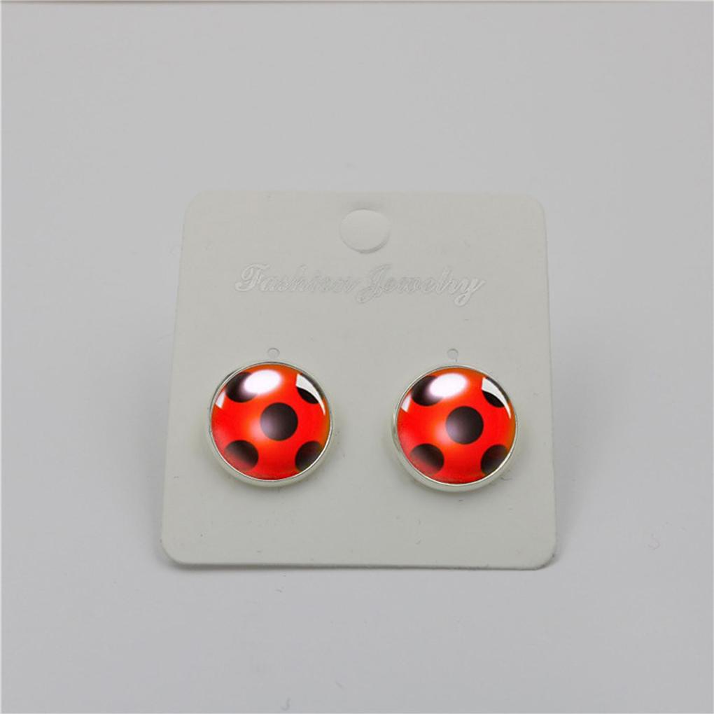 1 Pair Alloy Ear Studs Party Round Ladies Earrings Wife Girlfriends Engagement School Balls Banquets Girls Jewelry